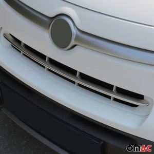 FIAT 500L Front Grill - Omac - Gloss Silver - 2014-2020